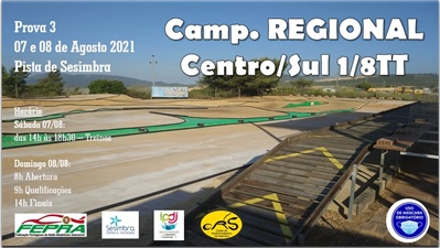 3ª Prova Campeonato Regional Centro/Sul 1/8 TT - 2021